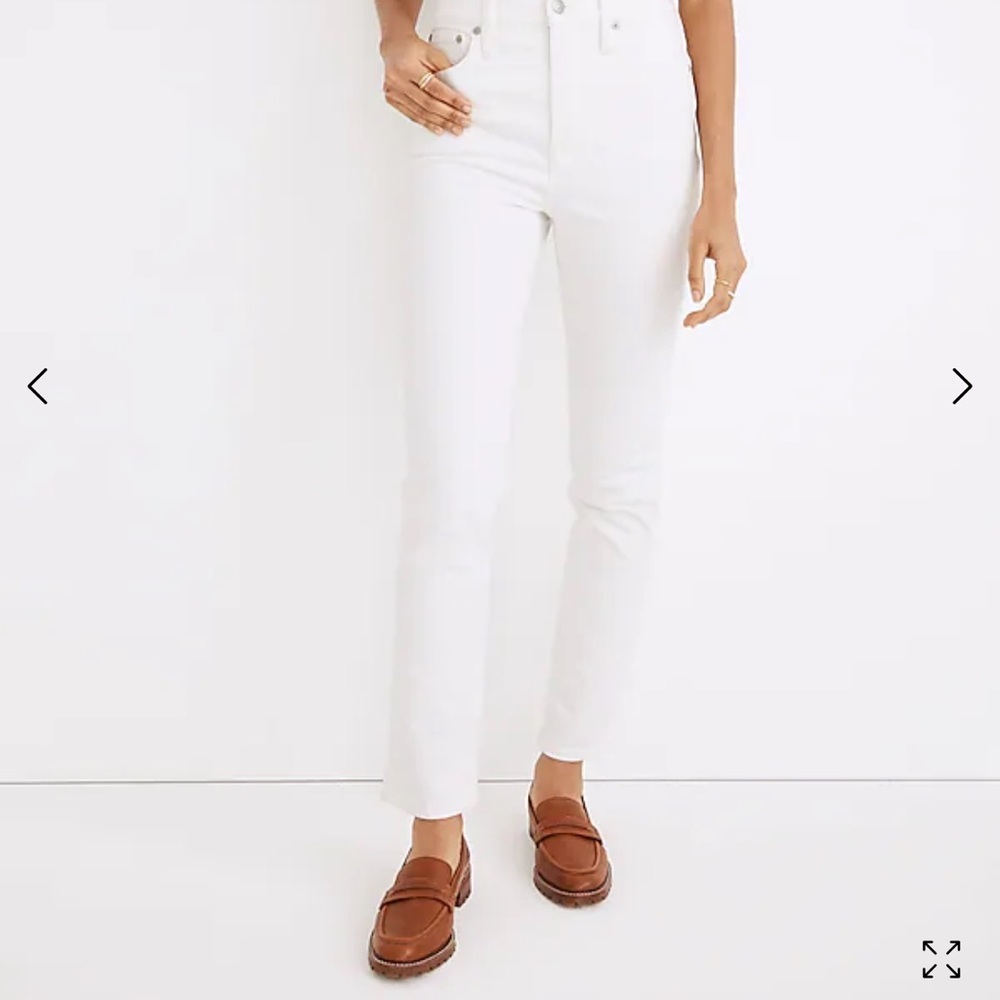 MADEWELL The Perfect Vintage Jean — Tile White SZ 32